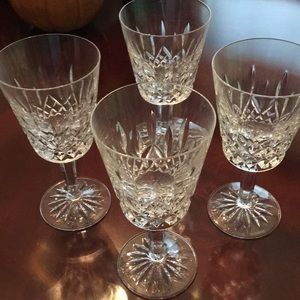 PRICE DROP Waterford Lismore Crystal Goblets
